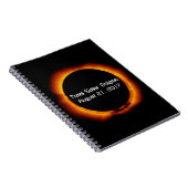 Carnet Éclipse solaire totale 2017 (Côté Droit)