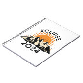 Carnet Éclipse solaire totale 2024 (Côté gauche)