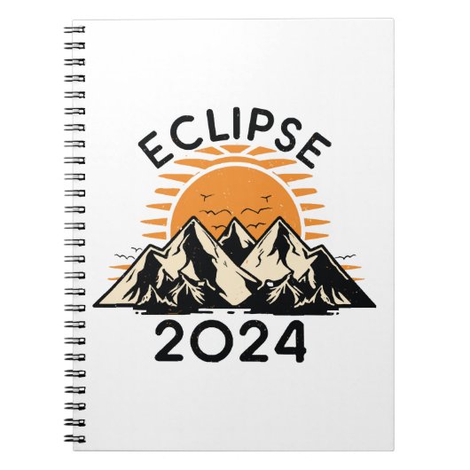 Carnet Éclipse solaire totale 2024 (Devant)