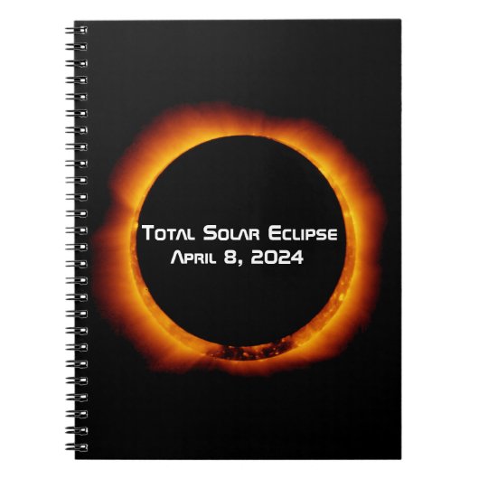 Carnet Éclipse solaire totale 2024 (Devant)