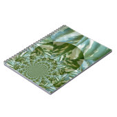 Carnet Eco Green Camo Kaleidoscope Art Design d'impressio (Côté gauche)
