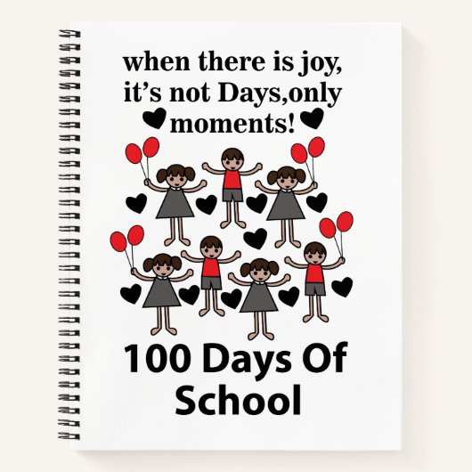 Carnet École 100 Jours d'école (Devant)