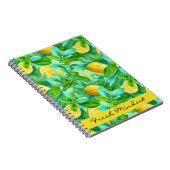 Carnet École d'aquarelle aux citrons frais (Côté Droit)