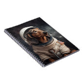 Carnet École d'astronaute Dachshund (Côté Droit)