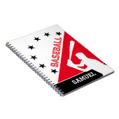 Carnet École de baseball personnalisée (Côté Droit)