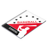 Carnet École de baseball personnalisée (Côté gauche)