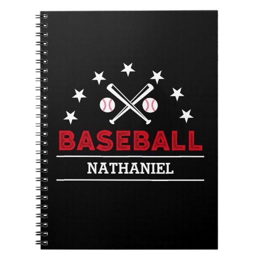 Carnet École de baseball personnalisée (Devant)