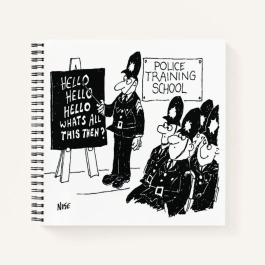 Carnet École de formation de la police britannique, dessi (Devant)