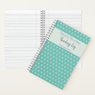 Carnet École de poisson étoilé Turquoise