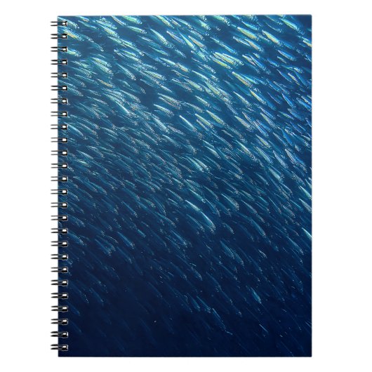 Carnet École de poisson sous-marin Abstrait (Devant)