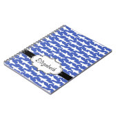 Carnet École des requins bleu et blanc drôles (Côté gauche)