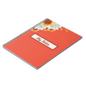 Carnet École Floral Fall Inspire (Côté gauche)