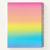 Carnet Ecole Monogramme Arc-en-ciel (Dos)