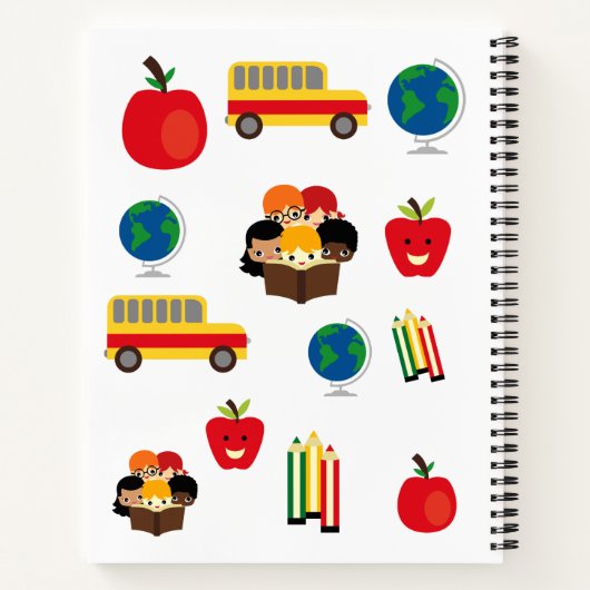 Carnet École pour enfants (Dos)