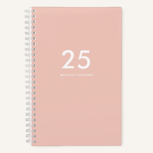 Carnet École rose (Recto)