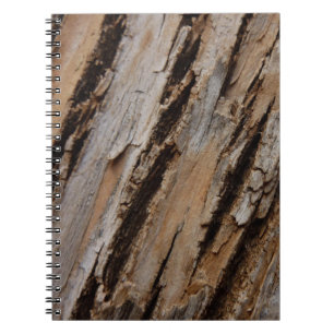 Carnet Écorce d'arbre I Dessin texturé abstrait naturel