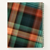 Carnet écossais orange (Dos)