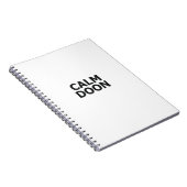 Carnet Ecosse Accent écossaise Dire Calme Doon écossais (Côté Droit)