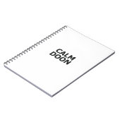 Carnet Ecosse Accent écossaise Dire Calme Doon écossais (Côté gauche)