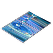 Carnet Écoulement clair de baisses de l'eau bleue (Côté gauche)