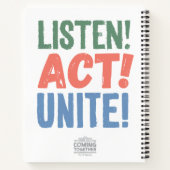 Carnet Écoute ! Agis ! Unissez ! (Dos)