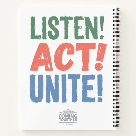 Carnet Écoute ! Agis ! Unissez ! (Dos)