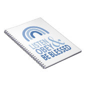 Carnet Écoutez, obéissez et soyez bénis (Côté Droit)