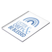 Carnet Écoutez, obéissez et soyez bénis (Côté gauche)