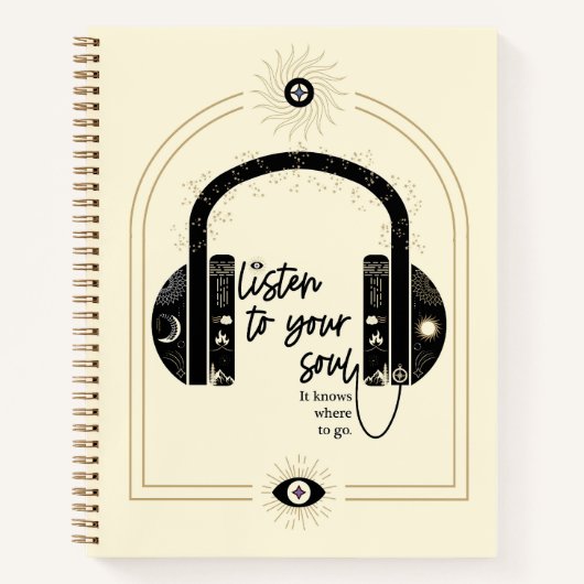 Carnet Écoutez votre âme (Devant)