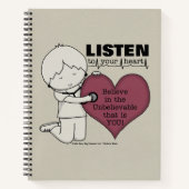 Carnet Écoutez votre coeur (Devant)