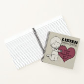 Carnet Écoutez votre coeur (Intérieur)