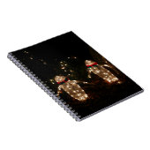 Carnet Écran de lumière des fêtes de pingouins (Côté Droit)