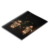 Carnet Écran de lumière des fêtes de pingouins (Côté gauche)