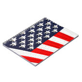 Carnet Écran lumineux du drapeau américain (Côté gauche)