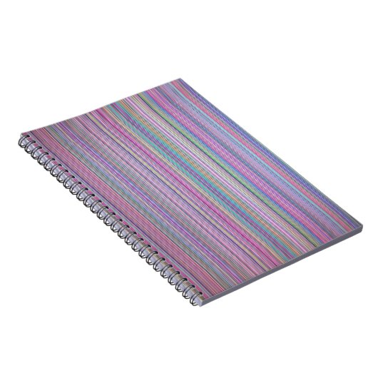 Carnet Écran plat cassé rainbow strié (Côté Droit)