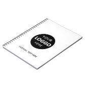 Carnet Écran professionnel personnalisé du logo d'entrepr (Côté gauche)