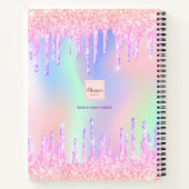 Carnet Écrans rose violet rose (Dos)