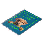 Carnet Écris ou Dessine Mon Grand Idées Chiot (Côté gauche)
