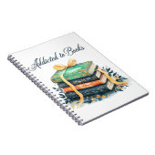 Carnet Écriture Addicted to books (Côté Droit)