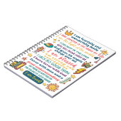 Carnet Écriture d'affirmation positive pour garçons (Côté gauche)