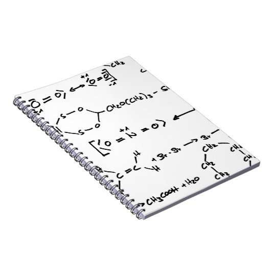Carnet Écriture de formule chimique (Côté Droit)