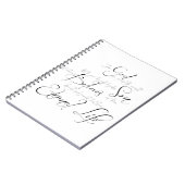 Carnet écriture de Jean 3:16 (Côté gauche)