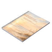 Carnet Écriture de plage Isaïe 26:3 Foi de pêche parfaite (Côté gauche)