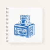 Carnet Écriture d'encre Vintage fluide bouteille (Devant)