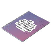 Carnet Écriture du jour Psaume 147:3 (Côté gauche)