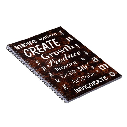 Carnet Écriture en bronze (Côté Droit)