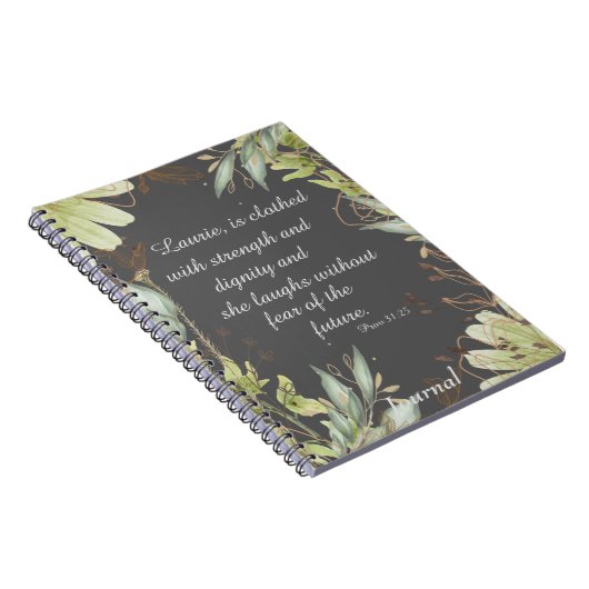 Carnet Écriture florale aquarelle, (Côté Droit)