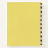 Carnet Écriture jaune (Dos)
