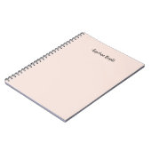 Carnet Écriture manuscrite élégante et chic (Côté gauche)