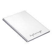 Carnet Écriture manuscrite élégante stylée tendance uniqu (Côté Droit)